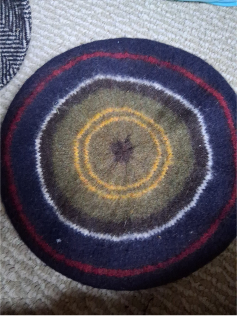 Barbour Wool Hat Beret 100% Lambswool